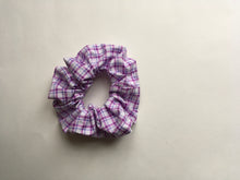 Load image into Gallery viewer, Purple Plaid Scrunchy
