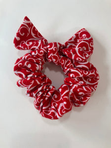 Red with White Swirls Christmas
